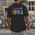 Class Of 1993 School Reunion College Highschool Graduation Men's Back Print T-Shirt