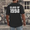 Class Of 1998 High School College Graduation Reunion Men's Back Print T-Shirt
