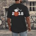 Class Of 2018 Basketball Senior Graduation Shirt Grad Men's Back Print T-Shirt