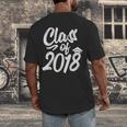 Class Of 2018 Graduation Cap Trendy Cute Men's Back Print T-Shirt