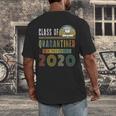 Class Of 2020 Quarantined Seniors Graduation Gift Men's Back Print T-Shirt