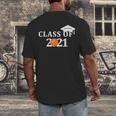 Class Of 2021 Graduation Him Her Basketball Pullover Men's Back Print T-Shirt