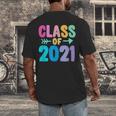 Class Of 2021 Graduation Grow With Me Men's Back Print T-Shirt