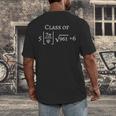 Class Of 2021 Senior Math Equation Pi Graduation Men's Back Print T-Shirt