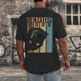 Class Of 2022 Graduation Cat Seniors Grad Men's Back Print T-Shirt