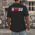 Class Of 2022 Senior Year Gamer Style Graduation For Grad Men's Back Print T-Shirt