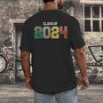 Class Of 2024 College High School Graduation Men's Back Print T-Shirt