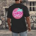 Class Of 2024 Senior Pink Retro Classic Girl Grad Graduation Men's Back Print T-Shirt