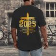 Class Of 2025 Christian Graduation Senior Graduate Men Women Men's Back Print T-Shirt