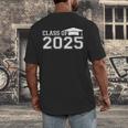 Class Of 2025 First Day Of School Kindergarten Graduation Men's Back Print T-Shirt