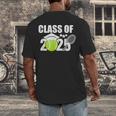 Class Of 2025 Graduation Senior Tennis Player Men's Back Print T-Shirt