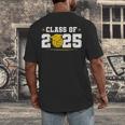 Class Of 2025 Graduation Waterpolo Senior 2025 Men's Back Print T-Shirt