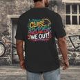 Class Of 2025 We Out Graffiti Graduation 2025 Men's Back Print T-Shirt