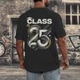 Class Of 2025 Shirt Graduation Senior High School College Men's Back Print T-Shirt