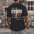 Class Of 2026 Christian Graduation Senior Graduate Men's Back Print T-Shirt