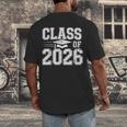 Class Of 2026 Graduation Senior School Pride Men's Back Print T-Shirt