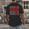 Class Of 2026 Senior Back To School 2026 Graduation 2026 Men's Back Print T-Shirt