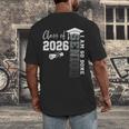 Class Of 2026 Senior 2026 Graduation Decoration Men Senior Men's Back Print T-Shirt