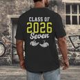 Class Of 2026 Six Seven Senior Yellow Graduation 6 7 Men's Back Print T-Shirt