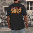 Class Of 2027 Graduation Senior Back To School 2026 Graduat Men's Back Print T-Shirt