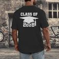 Class Of 2028 T-Shirt School Graduation Pride Tee Men's Back Print T-Shirt