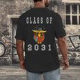 Class Of 2031 Graduation First Day Of SchoolShirt Men's Back Print T-Shirt