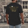 Class Of 2034 Senior 2034 Graduation Bruh Men's Back Print T-Shirt
