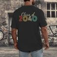 Class Of 2040 Senior Graduate 2040 Graduation Men's Back Print T-Shirt