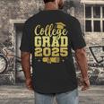 College Grad Class Of 2025 Senior Graduate Graduation Men's Back Print T-Shirt