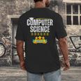 Computer Science Degree Graduation Senior Celebration Grad Men's Back Print T-Shirt