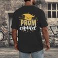 Cool Prom Squad 2025 Prom Graduation Party Matching 2025 Men's Back Print T-Shirt