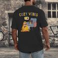 Cozy Vibes Atmospheric Introvert Men's Back Print T-Shirt Cozy Vibes Atmospheric Introvert Men's Back Print T-Shirt