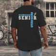 Cross Country Senior Night Senior 2025 Graduation Party 26 Men's Back Print T-Shirt