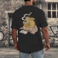 Cute Dragon Be Kind Stay Weird Read Books Men's Back Print T-Shirt