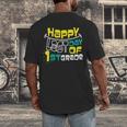 Cute Happy Last Day Of 1st Grade Shirt Kids Graduation Men's Back Print T-Shirt