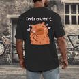 Cute Introvert Graphic Tee Men's Back Print T-Shirt Cute Introvert Graphic Tee Men's Back Print T-Shirt