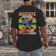 Dabbing Boy Goodbye 2nd Grade Hello 3rd Grade Graduation Men's Back Print T-Shirt