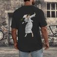 Dabbing Graduation Class Of 2025 Woman Graduation Men's Back Print T-Shirt