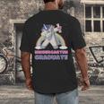 Dabbing Unicorn Kindergarten Graduation Dab Dance Girl Men's Back Print T-Shirt