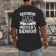 Dad Of a 2018 Senior Graduation Men's Back Print T-Shirt