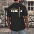 Dance Senior Night Dance Senior 2025 Graduation 14 Men's Back Print T-Shirt