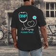 DNP Doctor Of Nursing Practice Nursing Graduation 2021 Men's Back Print T-Shirt