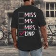 DNP Graduate Doctor Of Nursing Practice Graduation DNP Grad Men's Back Print T-Shirt