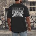 Doctor & Degree Quotes PhD Graduation Short Sleeve Classic Fit T-Shirt Humorous Doctorate Small Men's Back Print T-Shirt