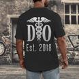 Doctor Graduation Shirt Tshirt Tee For Medical Students DO Men's Back Print T-Shirt