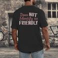 Does NOT Identify As Friendly Sarcastic Introvert Men's Back Print T-Shirt Does NOT Identify As Friendly Sarcastic Introvert Men's Back Print T-Shirt