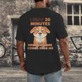 Dog Introvert I Need 20 Minutes Where No One Comes Men's Back Print T-Shirt