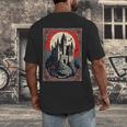 Dracula's Castle Book Cover Illustration Men's Back Print T-Shirt