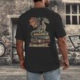Dragon Fantasy Book Lover Book Nerd Men's Back Print T-Shirt