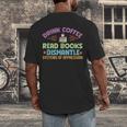 Drink Coffee Read Books Dismantle Systems Of Oppression Men's Back Print T-Shirt Drink Coffee Read Books Dismantle Systems Of Oppression Men's Back Print T-Shirt
